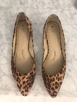 Leopard Print Flat Shoes