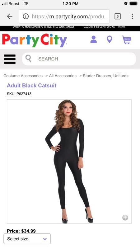 Last minute costume women’s bodysuit