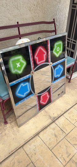 DDR Dance dance revolution metal dance pad