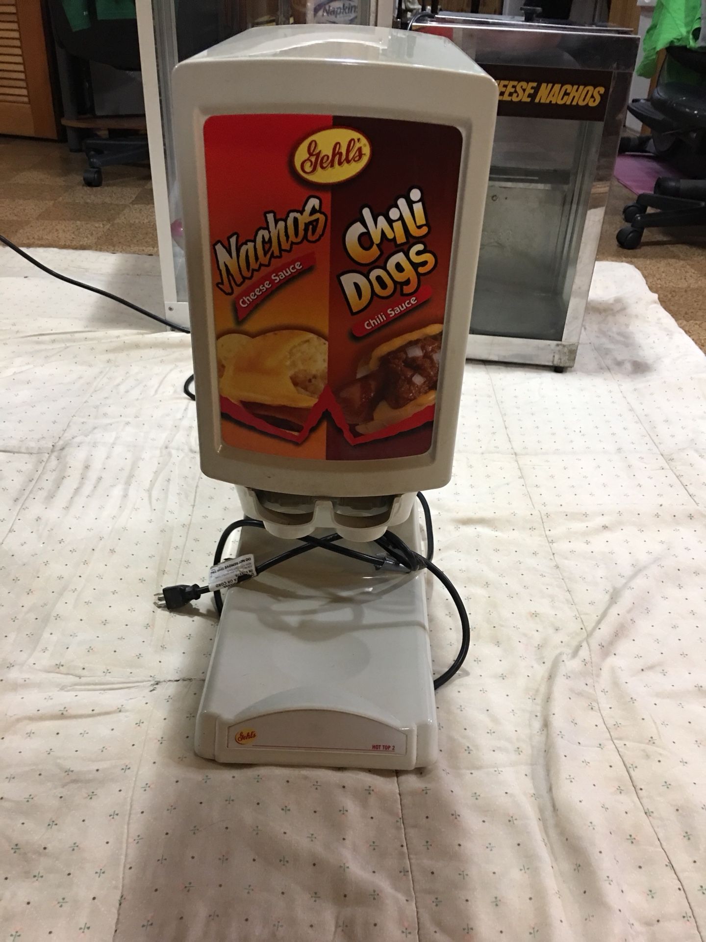 Gehls Nacho Cheese and Chili Dispenser hot top 2 HT2-04
