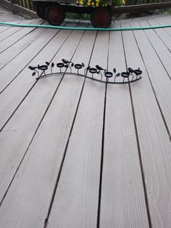 Bird silhouette candle holder!