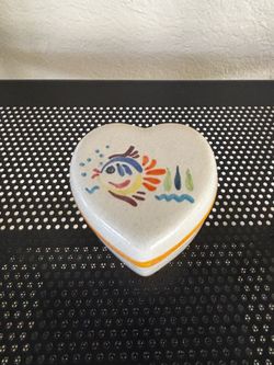 Ceramic Heart Box