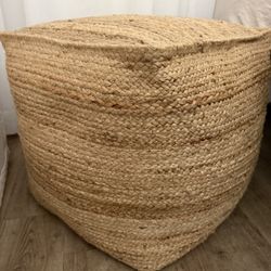 Soho Home Jute Floor Pouf
