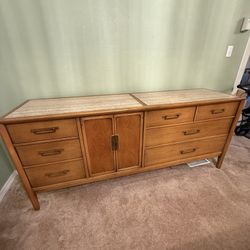 Drexel Marble Inlay Buffet