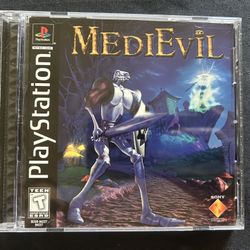 PS1- MediEvil (game,complete) 