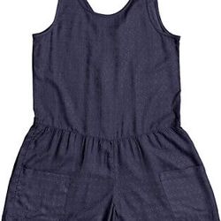 Roxy girls Passionate Love Woven Romper Size XL 