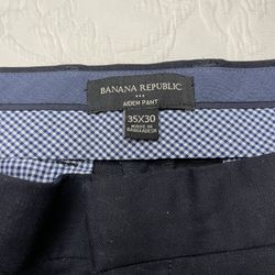 Banana Republic Blue Aiden Pant 35x30