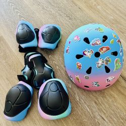 Kids Helmet and Protective Gear - Like New