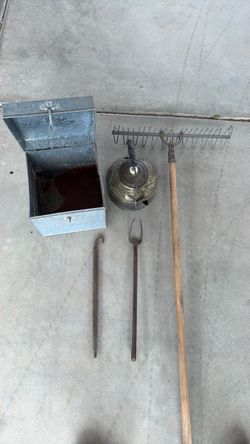 Five antique items
