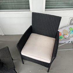 Patio Chairs and Table 