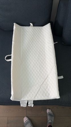 Changing pad for top of dresser