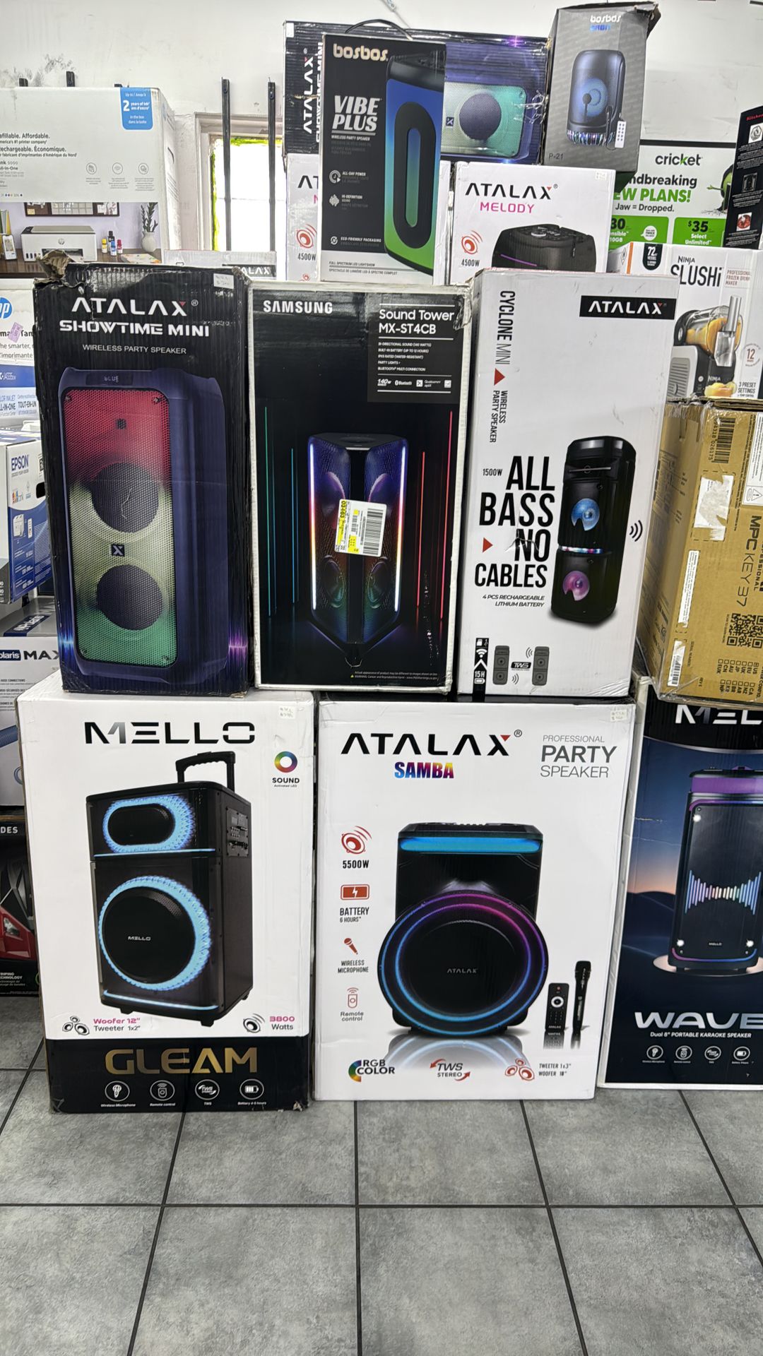 Bluetooth party speakers