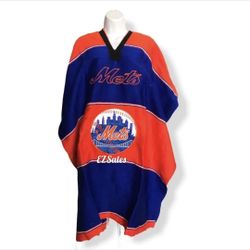 New York Mets Embroidered Poncho