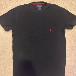 BLACK & RED POLO RALPH LAUREN SHIRT M