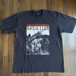 Vintage Y2K Led Zeppelin IV Shirt XL Dream USA Heavyweight Black Rock Band Tee
