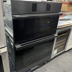 Dacor Black 30” Microwave Oven Combo Steam Electric 