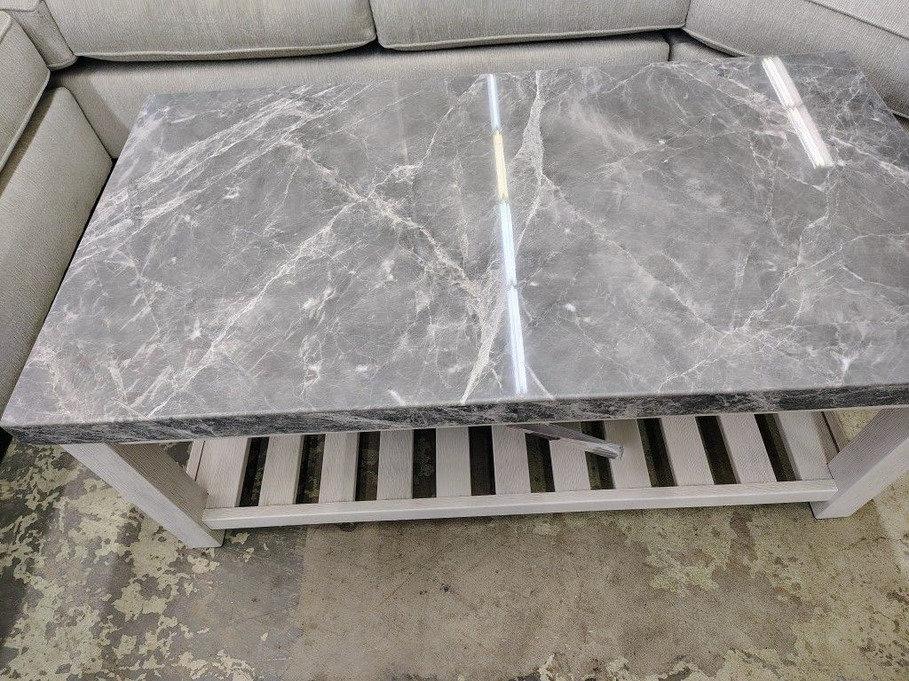 Marble Top Cocktail Table!