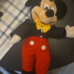 Old Mickey Stuffed Animal