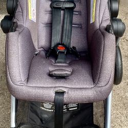 EVENFLO PIVOT MODULAR TRAVEL SYSTEM WITH LITEMAX INFANT CAR SEAT