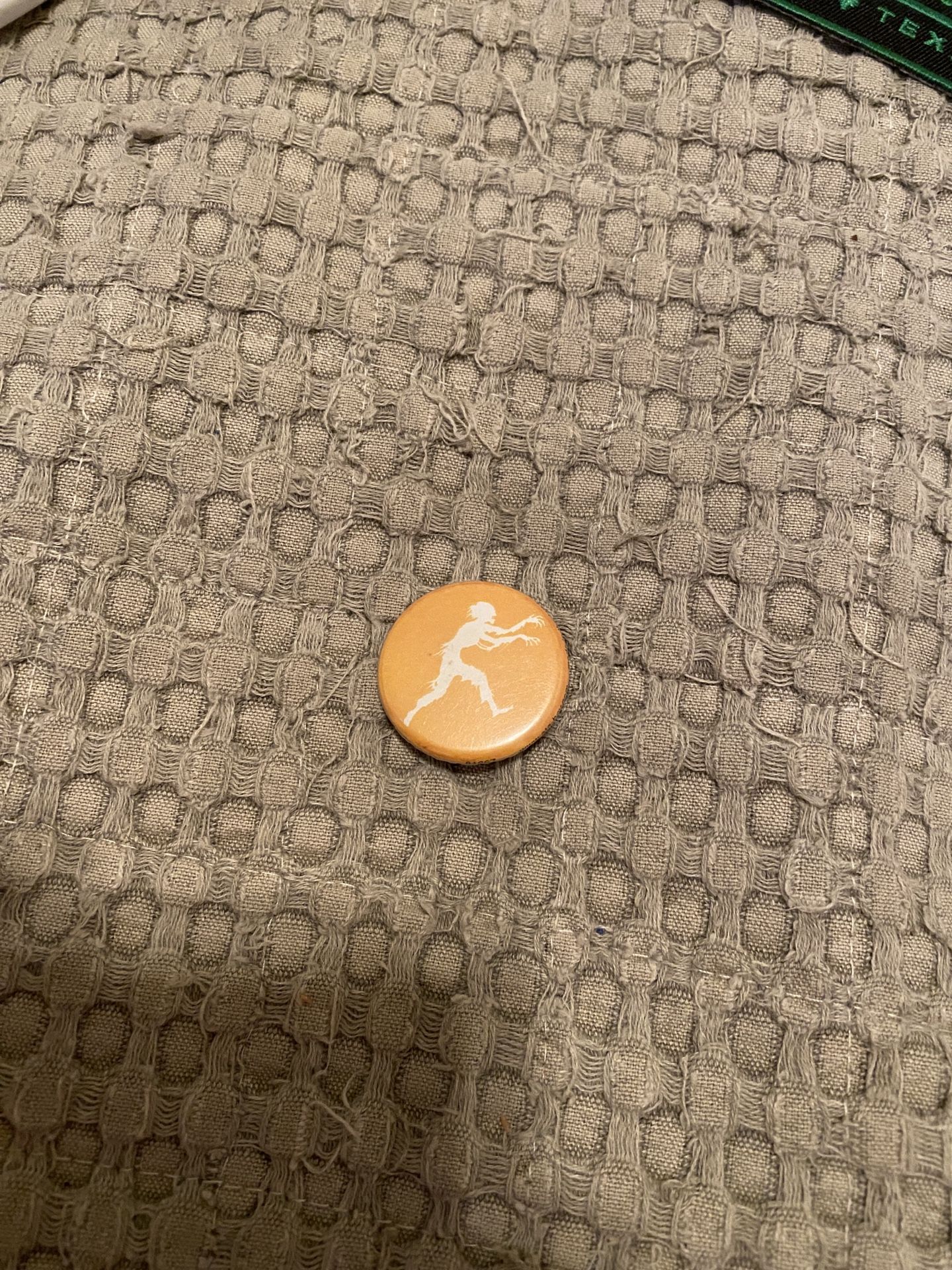 Zombie running orange base button