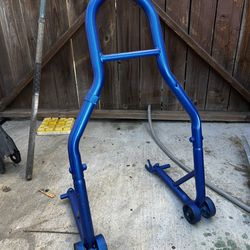 Sport bike pit stand