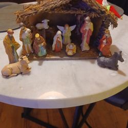 Porcelain Nativity Scene