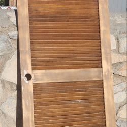 Solid Wood Vented Door