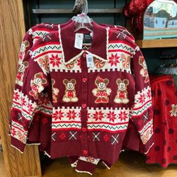 Disney Christmas Cardigan Size XS, S