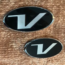 Veloster - Replacement Emblems (Carbon Fiber)