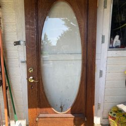 Antique Entry Way Door