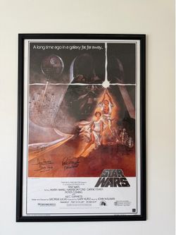 Vintage 1977 Original Star Wars Movie Poster