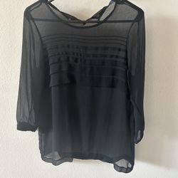 ZARA BASIC Sheer Blouse - Size Medium