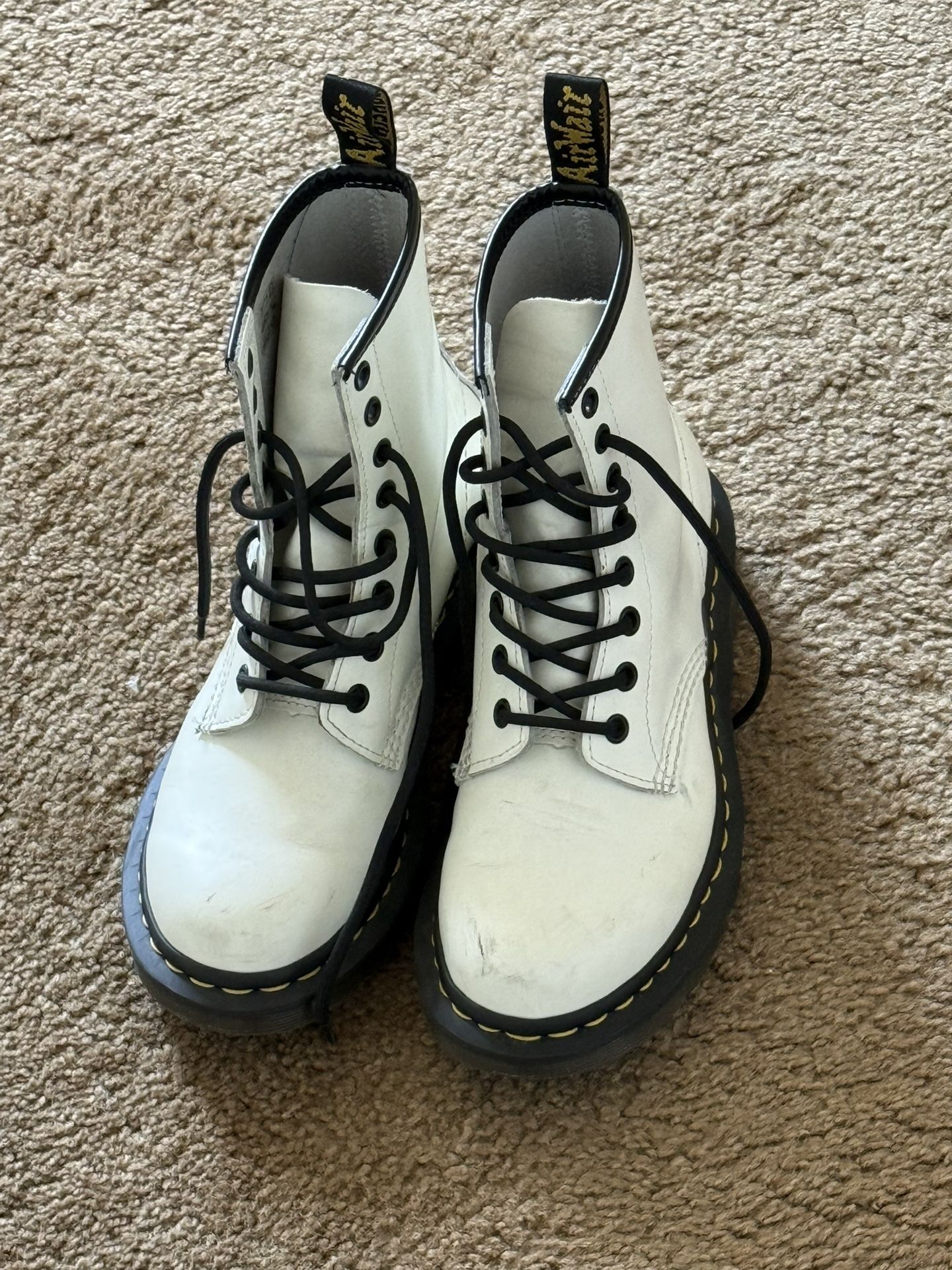Dr. Marten white Boots