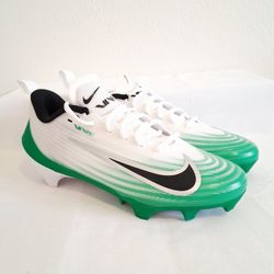 Nike Vapor Speed 3 White Green Football Cleats 