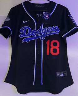 Women Dodgers jersey Yamamoto Black