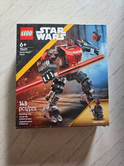 LEGO Star Wars Darth Maul Mech (75411) set, which includes 143 pieces