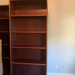 Mahogany Bookshelves 