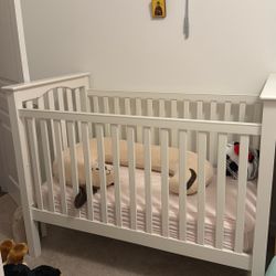 Pottery Barn Crib With Mattress 