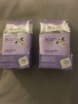 Ponds makeup remover - $3.50 each