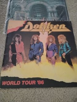 Concert programs Vintage both for $5Rush and Dokken