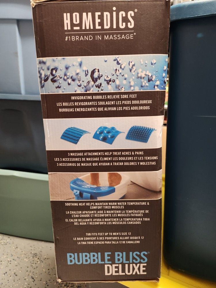 Footbath with Massaging Bubbles- Pain Relief