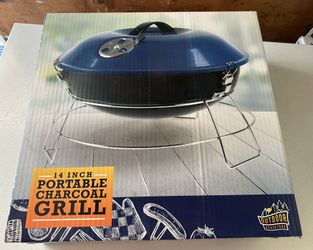 -14 INCH PORTABLE CHARCOAL GRILL