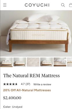 Coyuchi Natural REM Mattress $500