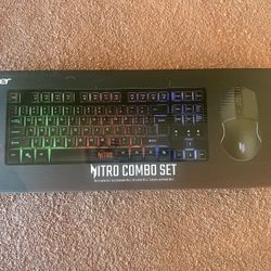 SEALED Acer Nitro Gaming Keyboard and Mouse Combo Set