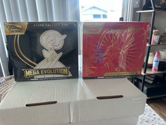 Pokémon Mega Evolution and Scarlet & Violet Elite Trainer Boxes