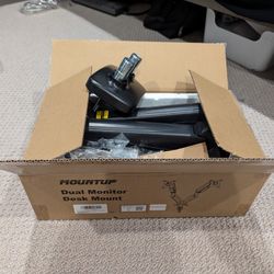 MountUp Dual Monitor Gas Spring Desk mount