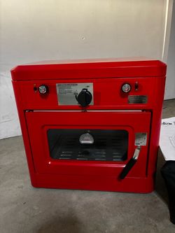 Portable Red Propane Camp Oven
