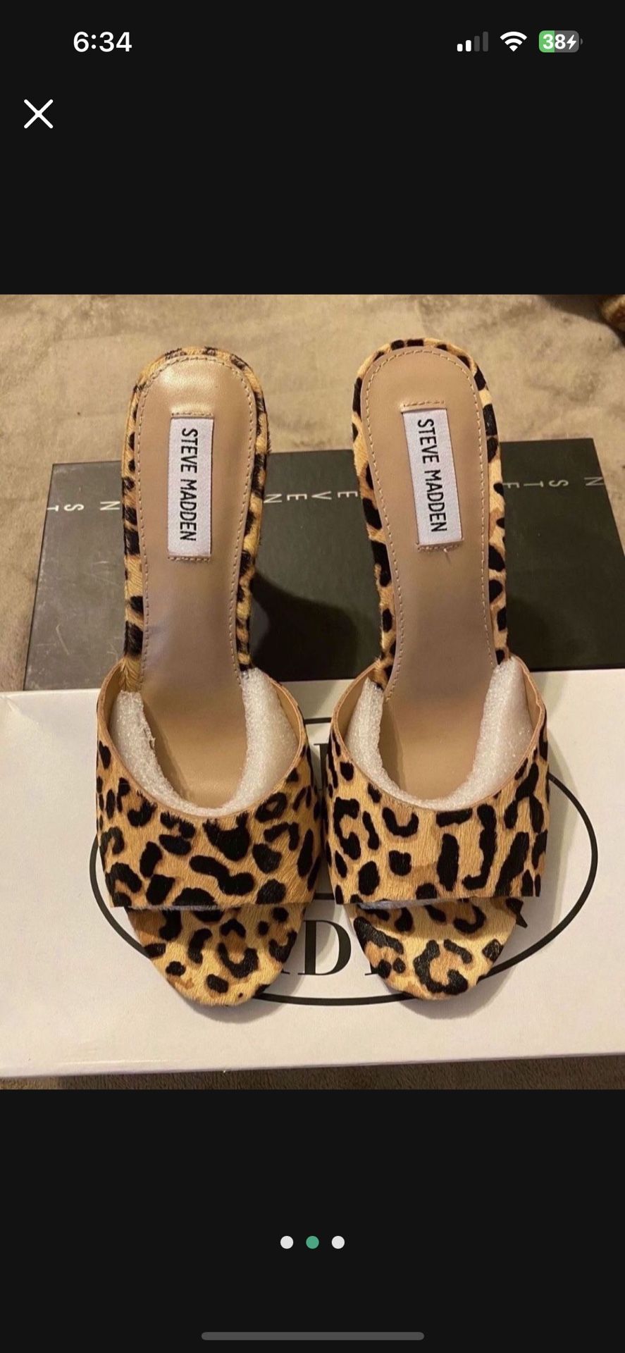 Steve Madden Erin leopard heel 8.5