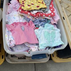 Baby Girls Clothes From NB Through 12 Months 