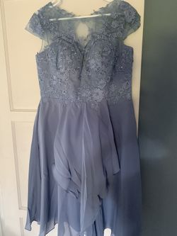 Dusty Blue Dress